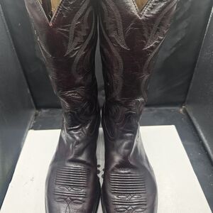 Tony‎ Lama Burgundy Cowboy Boots